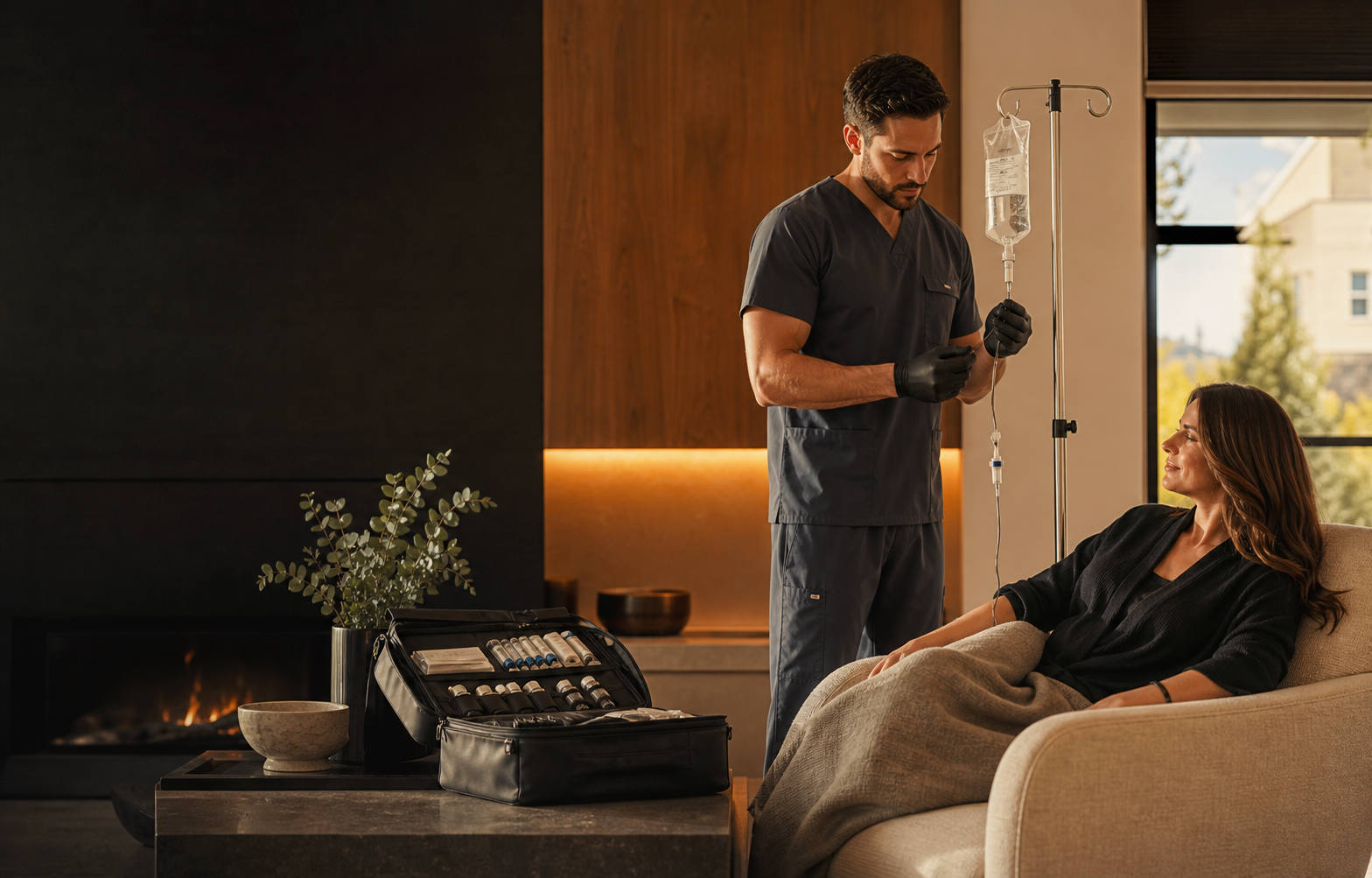 Mobile IV wellness treatment